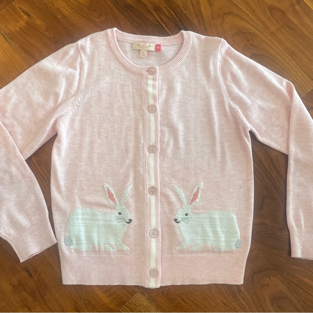 Pink Chicken Maude Rabbit Sweater Light Pink